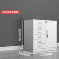 Divided lower section low cabinet steel iron cabinet office financial storage with file cabinet information cabinet for home balcony cabinet
