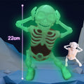 hot-selling dancing skull sensor night light funny boy kids lighting sound effects halloween prank toy