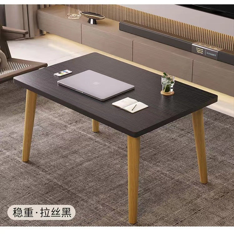 Bay window coffee table small apartment side table tatami small carpet table for home rental room balcony bed