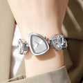 New arrival high-looking fashion women's accessible luxury irregular diamond-encrusted watch crystal niche high-looking quartz women's watch wholesale