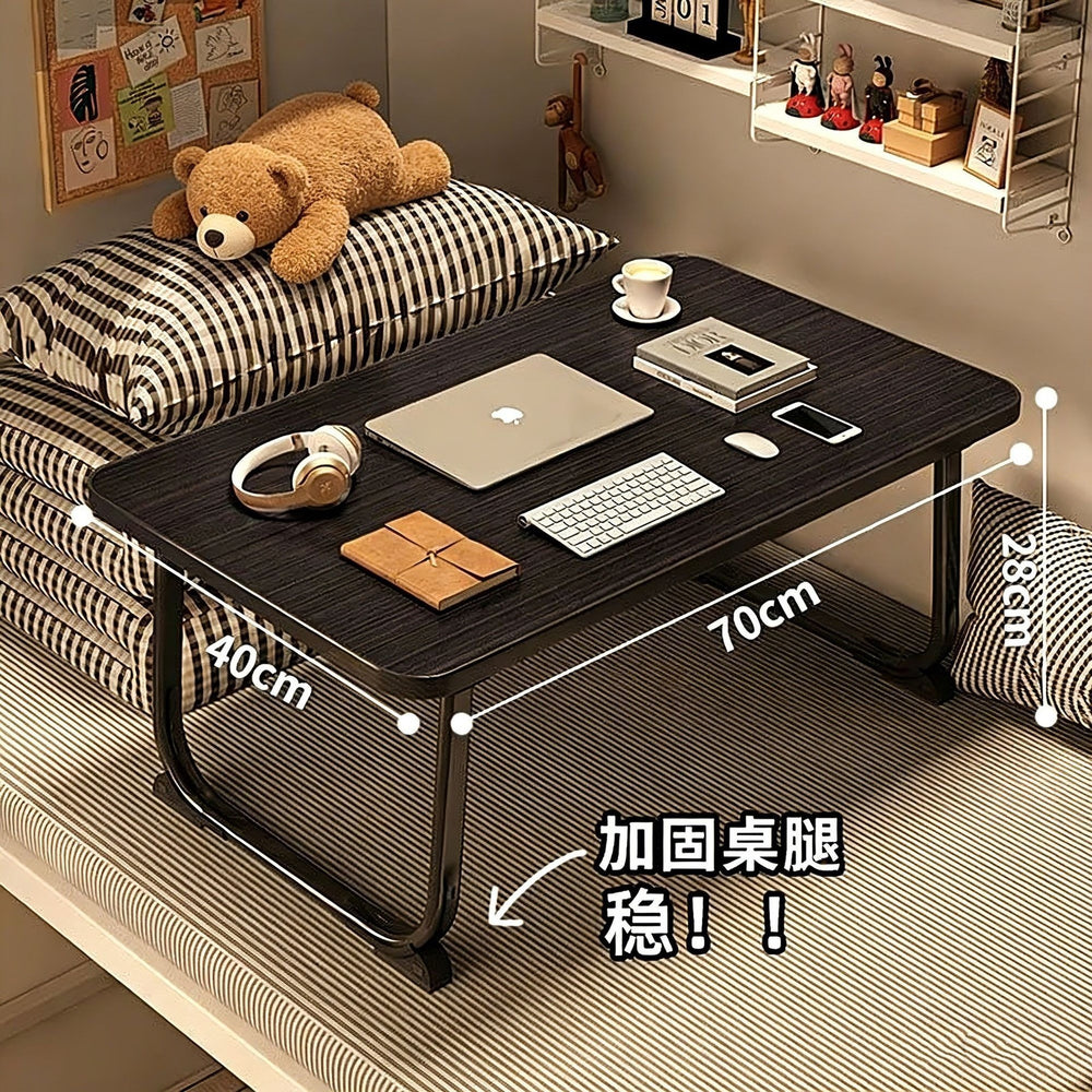 Bedside desk folding small table student dormitory writing desk dorm room essential laptop table assembly-free