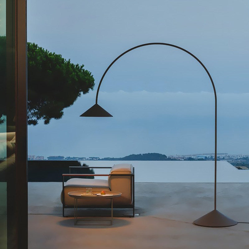 Outdoor waterproof villa courtyard light, floor standing high mast lamp, home patio garden decorative light, ambient lawn lamp