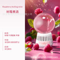 Inverted aromatherapy crystal ball air freshener - creative indoor scent diffuser for bathroom odor elimination and toilet deodorizer