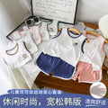 Kids' eucosy cool & comfortable tank top set - summer lightweight sleeveless shorts for boys & girls - baby sleepwear