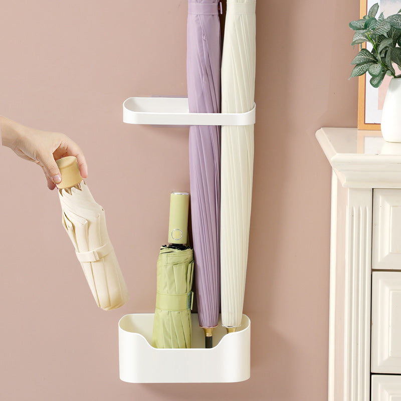 Japanese style umbrella storage rack, indoor umbrella rack, commercial for home door rear umbrella rack, punch-free umbrella wall hanging storage