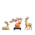 Lucky deer figurine - creative wine cabinet decoration for living room, office desk, home, housewarming gift, moving gift