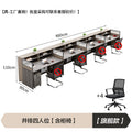 Four people side by side + cabinet + chair