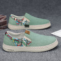 2026 spring canvas sneakers casual board shoes ethnic style men's slip-on lazy old beijing cloth shoes trendy men's footwear