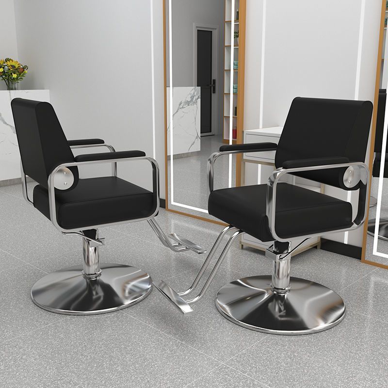 Hairdressing chair popular hairdressing store perm and dye salon special fashion adjustable stainless steel hair cutting chair high-end hairdressing chair