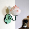 Indoor creative retrochinoiserie lotus wall lamp lotus balcony entrance decoration study corridor wall lamp zen