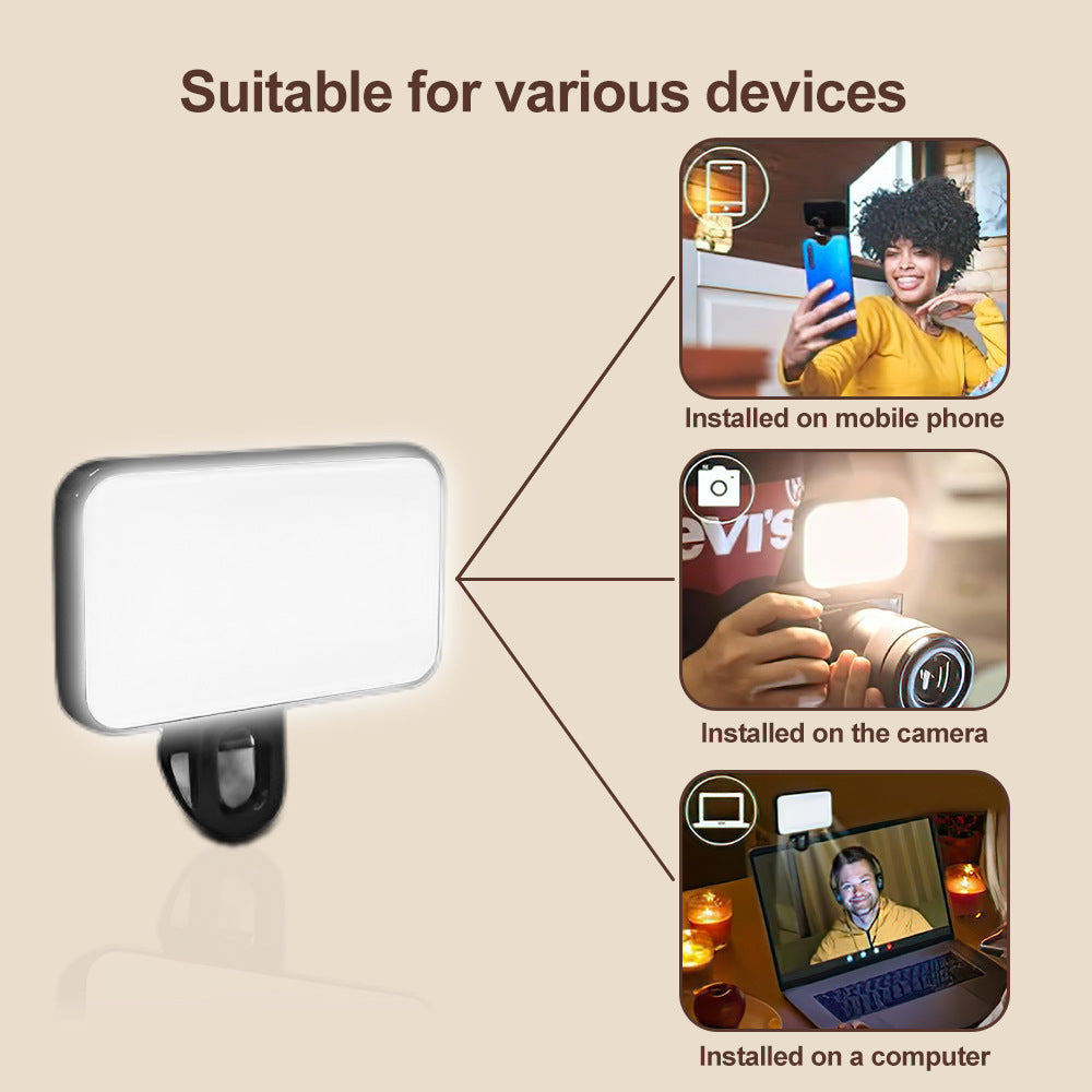 Cross-border computer notebook filling light video conferencing mobile phone beauty filling light pocket lighting desktop filling light