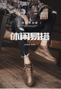 Men's shoes 2025 new spring collection: fleece-lined warm men's height-increasing casual leather shoes, spring business work british style trendy shoes