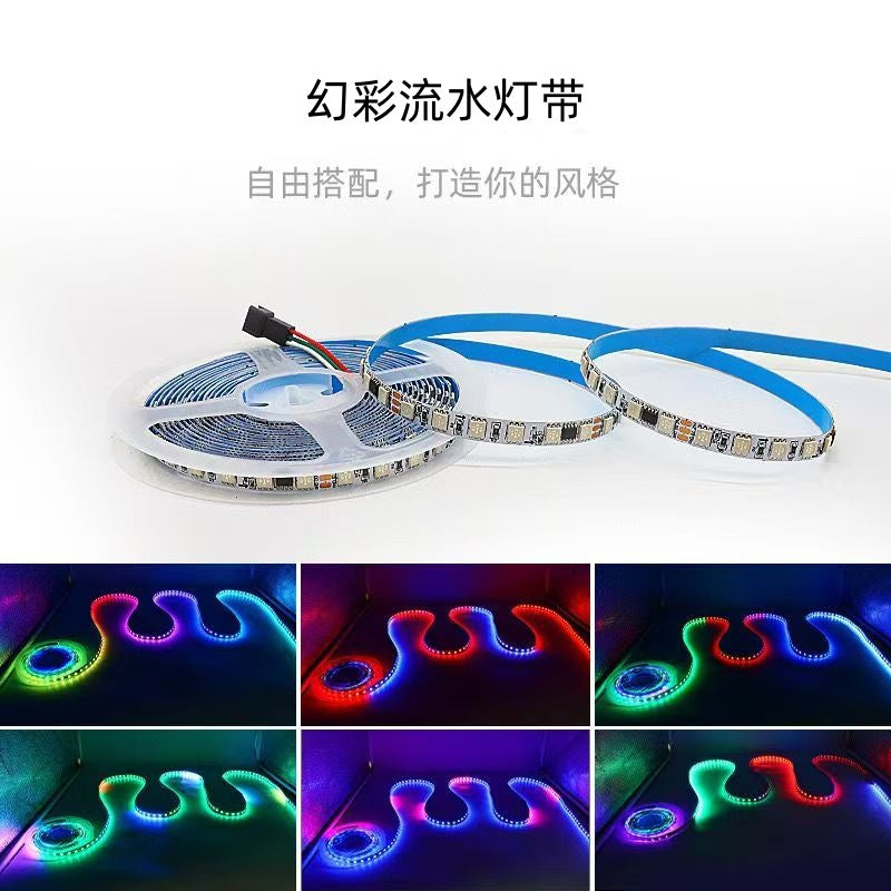 Symphony running horse running water lamp with 24v12v wiring-free outdoor courtyard eaves ktv bar internet cafe hotel decoration