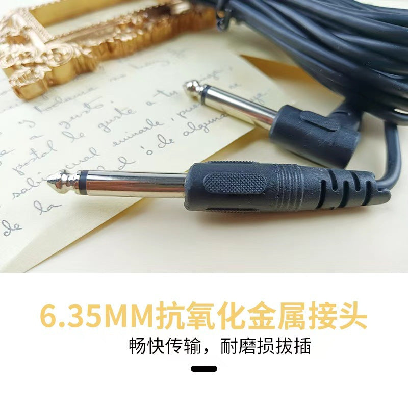 HK braided cable noise reduction audio cable folk music electric box acoustic guitar bass cable musical instrument cable