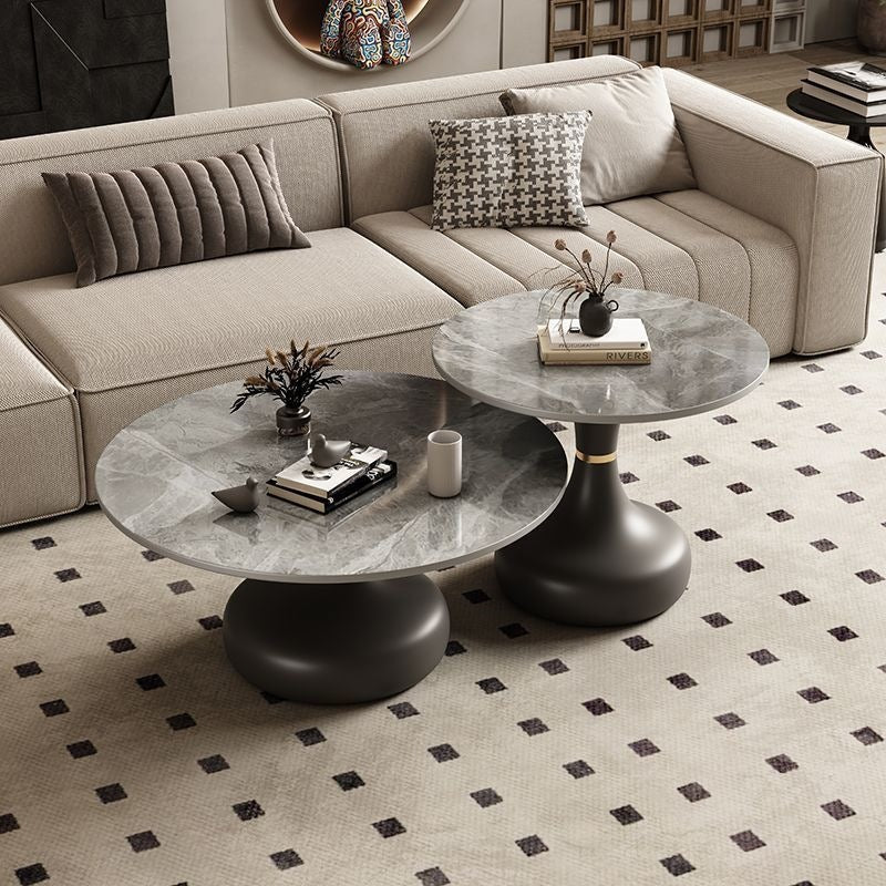 Rock slab coffee table living room for homenew arrivalpopularaccessible luxuryclassy table square folding marble small apartment tea table