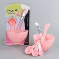 Zhiwei 6-piece suit bowl large beauty mask tool bowl stick brush spoon suit plastic mask bowl mask brush