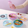 304 stainless steel fruit box - divided salad & bento box - compartmentalized kids' lunch box - insulated picnic box