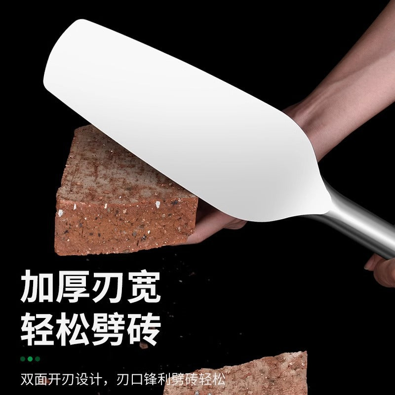 Stainless steel double-sided brick knife, all-steel brick masonry, brick masonry, mason's trowel, bricklayer's all-in-one thickened special brick masonry trowel