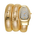 Honghong cross-border snake-shaped watch women's fashion bracelet watch creative hip hop quartz watch stylish bracelet watch wholesale