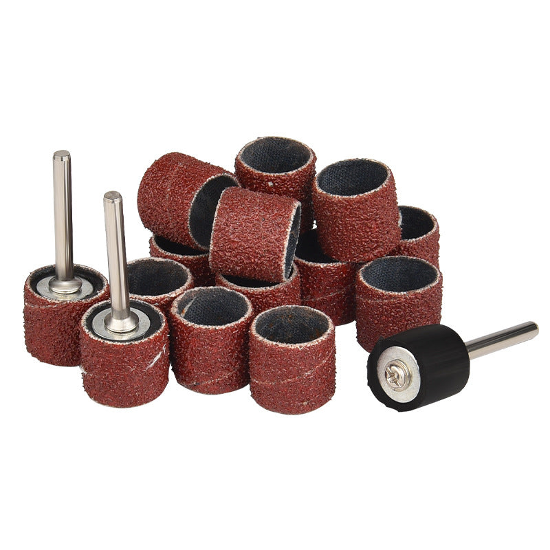 Nail polisher Replace matte ring Grinding wheel Sand ring cap Polishing sandpaper Nail manicure tool Remove dead skin calluses