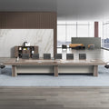 Conference table workstation long table conference room reception desk large conference table minimalist modern table and chair set
