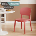 Plastic chair for homethickened dining table dining chair comfortable for long sitting commercial modern casual stool back chair