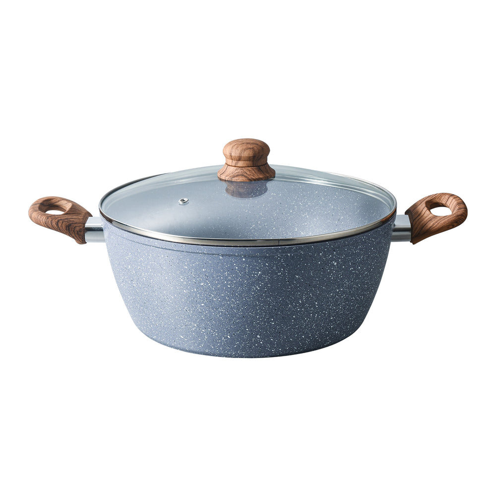 Casual medical stone suit pot milk pot frying pot soup pot flat bottom cooking pot for home non-stick pot gift pot