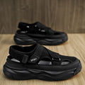 Crocs men's shoes machine breathable thick soft bottom easiest for matchcasualfashion sports sandals non-slipcut out half-toe shoes toe cap