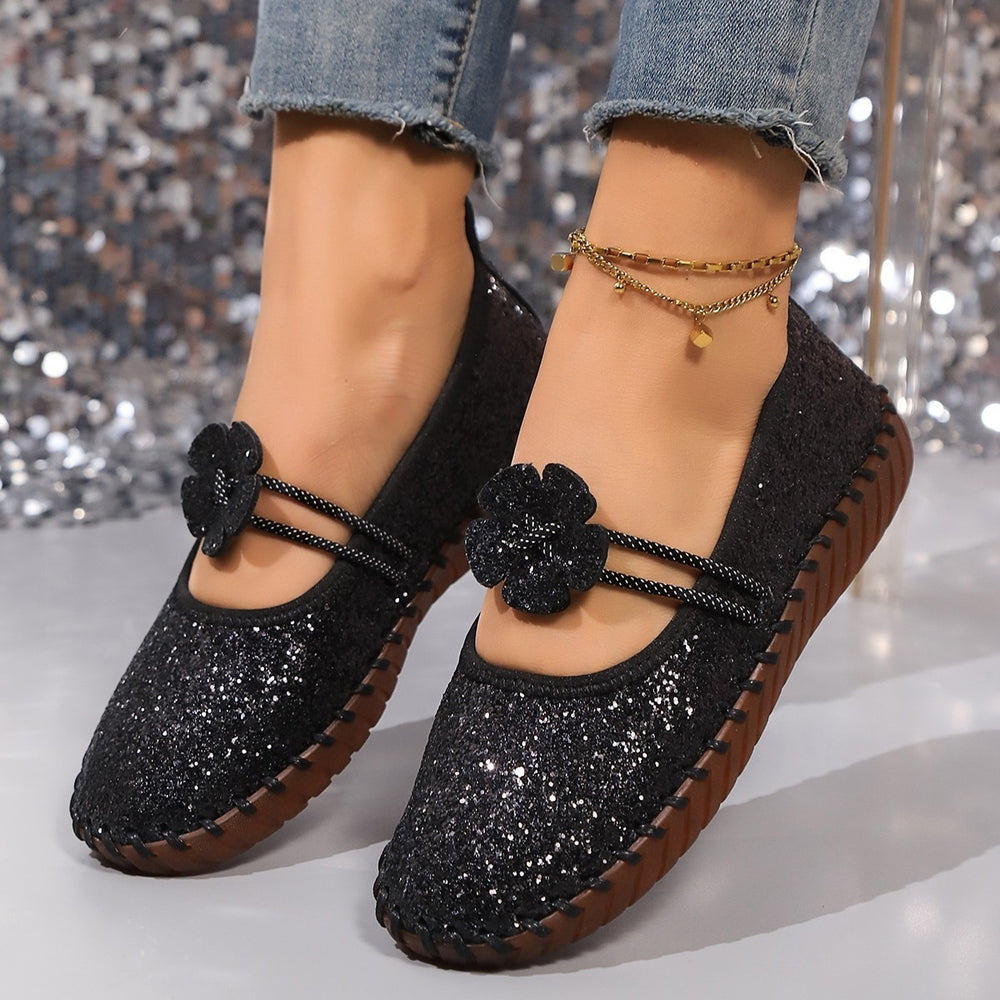 Fashionexportplus size hand-sewn soft bottom casualflats women's cross-border new arrival graffiti breathable lazy loafers