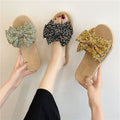 2026 new bowknot ins style slides: super cute, non-slip, beach-ready, girly, versatile outdoor slippers for women