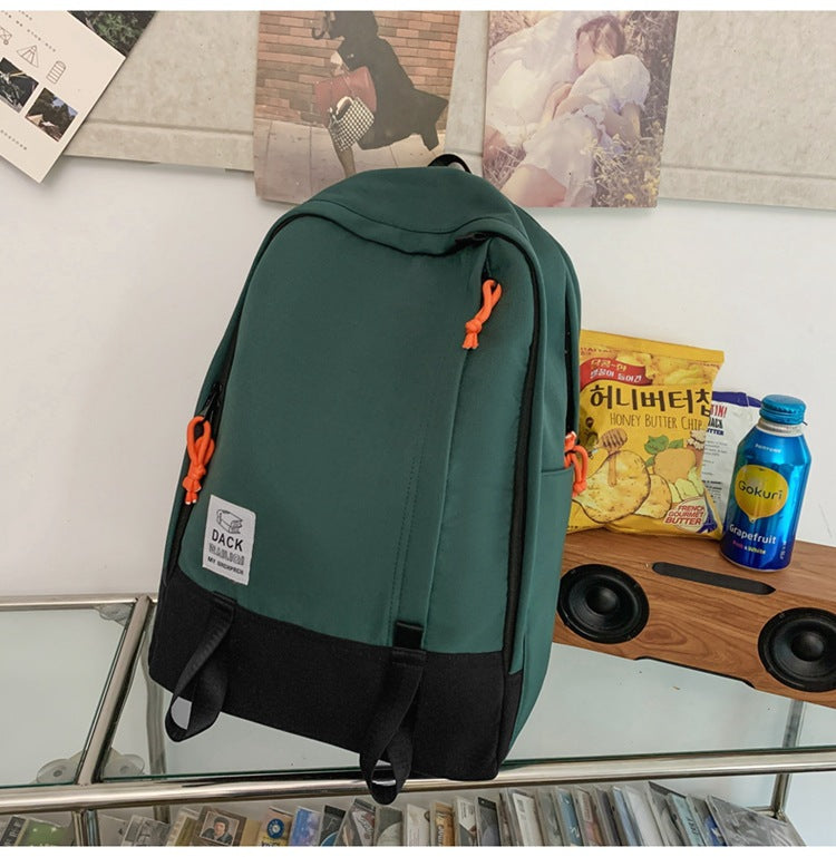 Backpack for middle school students and college students, large capacity travel bag, work clothing bag, abrasion resistant stain-resistant backpack, satchel