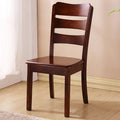 Solid wood chair backrest dining chair - comfortable for extended use - chinese style restaurant minimalist wooden dining chair