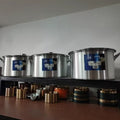 Exportaluminum pot 4pcs large and medium aluminum pot l 36cm, 40cm, 42cm, 45cm