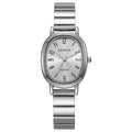new arrival alloy bamboo steel band oval case arabic numerals watch factory direct sales quartz watch