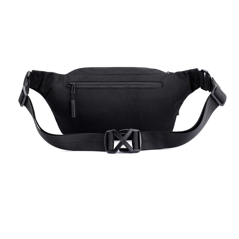 New men's and women's trendy messenger bag Korean version casual breast bag outdoor anti-splashing fanny pack large-capacity shoulder backpack