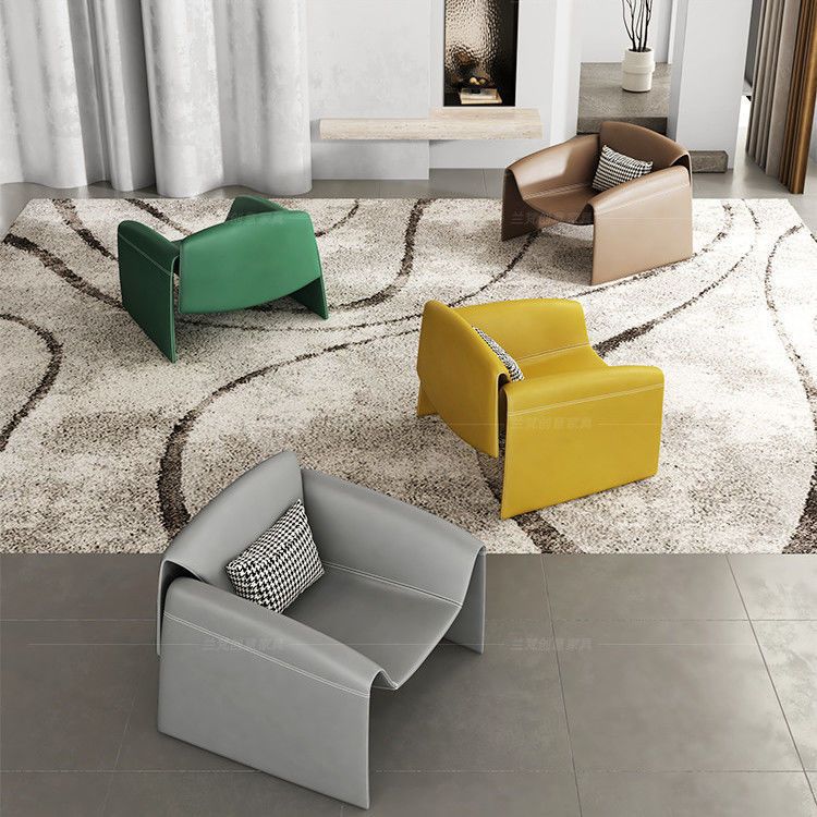 Influencer-approved crab chair: unique m-shaped lounge sofa for small spaces - perfect for living rooms!