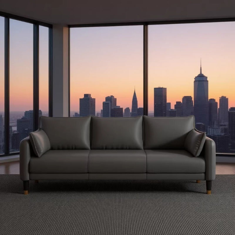 6 new living room sofa small apartment rental hotel apartment double three-person fabric small sofa clothing store