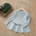 Girls' sweater set:  autumn new collection - sweet two-piece outfit with skirt for little girls