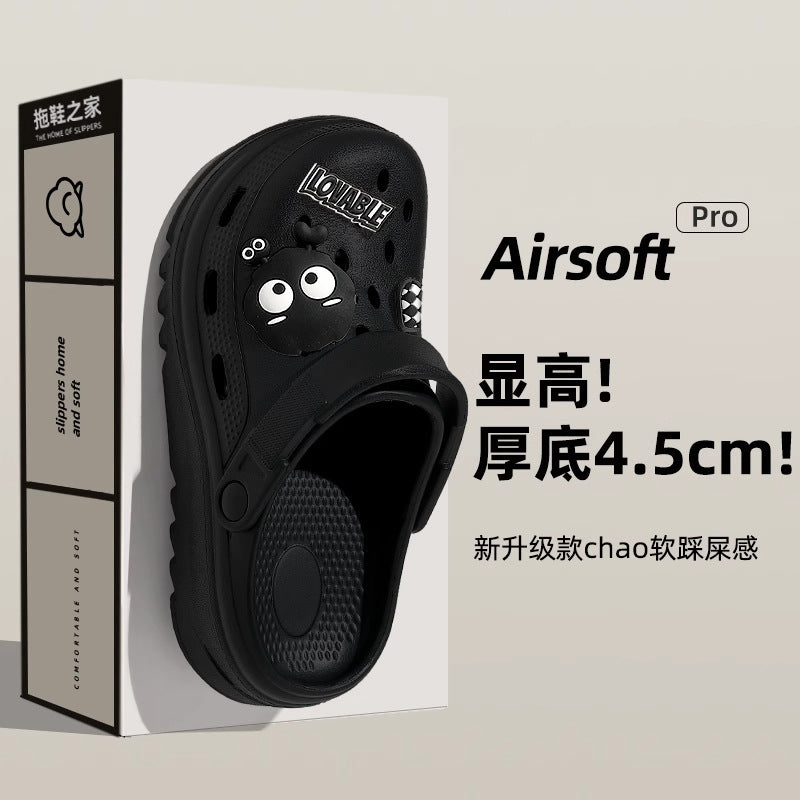 2025 new women's platform clogs: summer outdoor anti-slip, odor-resistant, beach-friendly, cloud-like comfort sandals