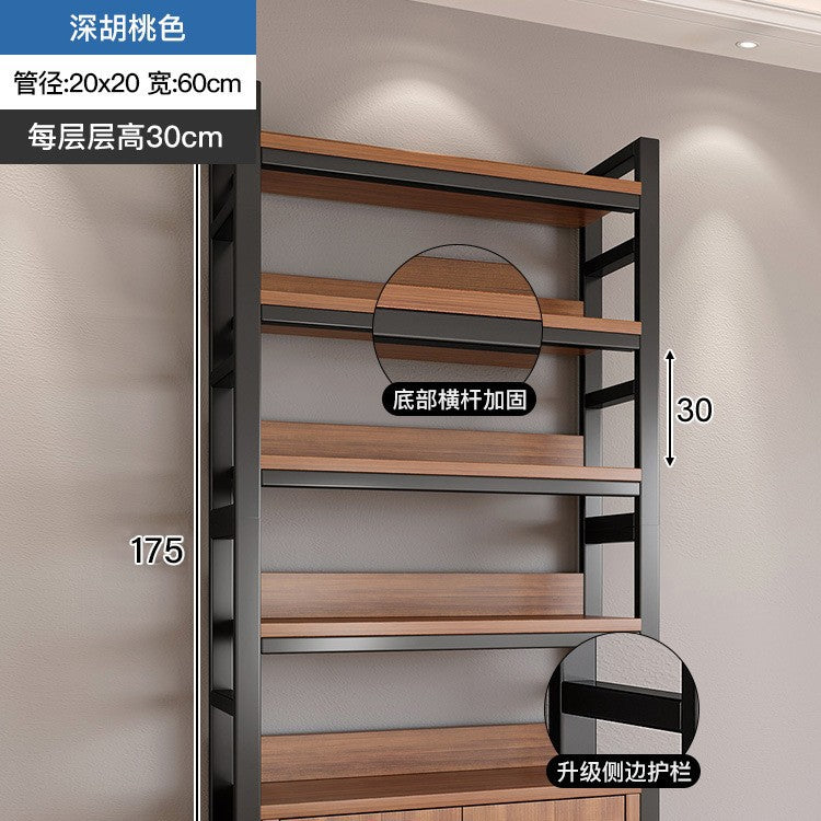 Shelf Multi-layer storage shelf Floor-to-ceiling office locker Shelf Layered shelf Living room display Cabinet with door