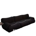 Compression sofa module sofa light luxury normcore style bamboo sofa small apartment straight row sofa bed