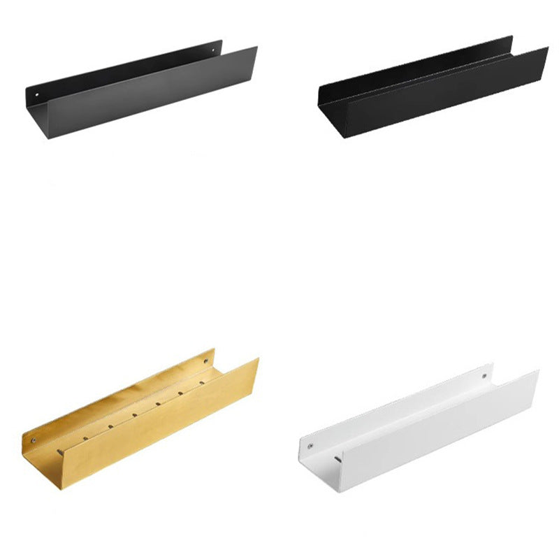 Space aluminum bathroom rack minimalist bathroom baffle toilet mirror washstand storage rack free of punching