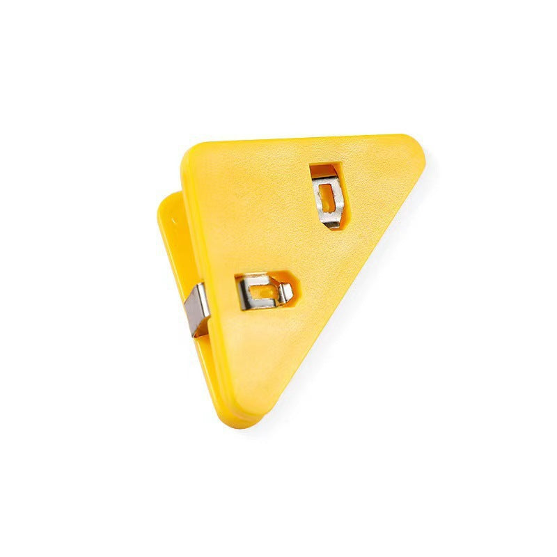Simple Japanese corner clip, matte bill clip, student test paper data storage, anti-warping edge triangle clip wholesale