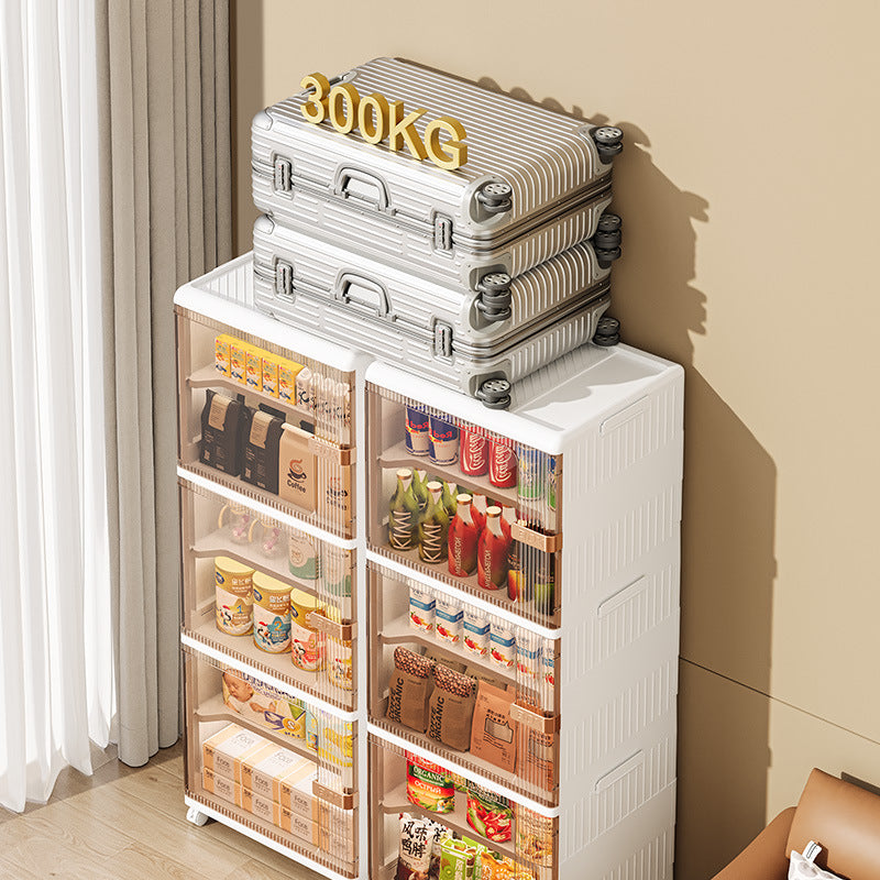 Household snack storage cabinets, dormitory good objects, artifacts, toys, living room space utilization, removable storage boxes under the table