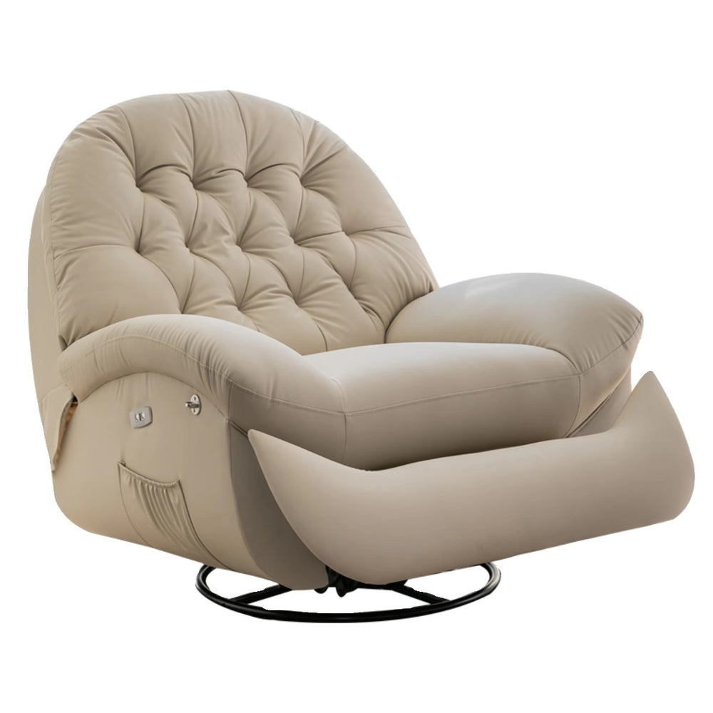 Electric multifunctional recliner - relax, lounge, and sleep in style! premium sofa pod for living room, home, and single seater