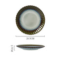 Ink green 8inch plate