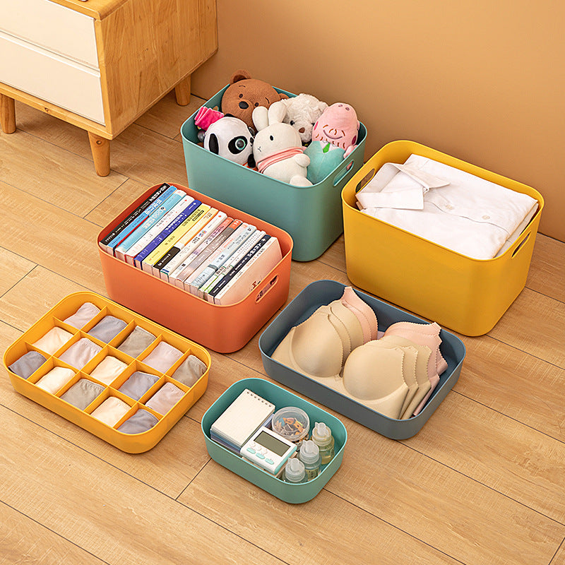 Pack clothes, clothes storage box, wardrobe grid underwear storage box, bedroom pants, underwear, socks storage box