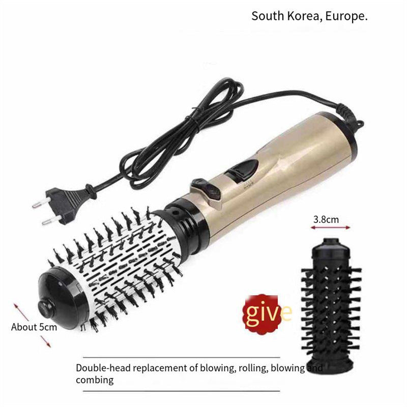 Cross-border negative ion hair dryer, multi-functional electric hair straightener, automatic curling iron, hairdresser, three-in-one hot air comb