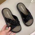 Trendy platform slides for women - summer 2026 new arrivals: versatile, non-slip, korean style beach sandals for summer