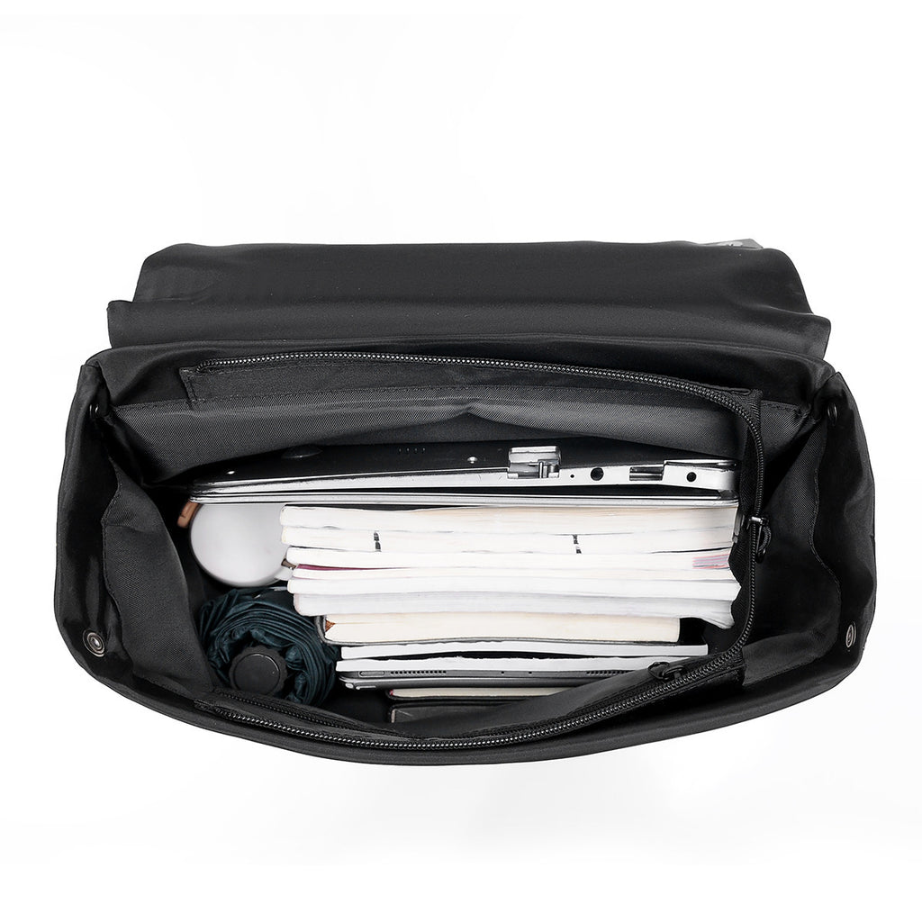 Simple and stylish backpack Large capacity trendy leather film Laptop bag College student casual backpack